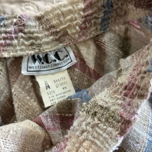 Grey Vintage Plaid Skirt - Picture 6 of 8